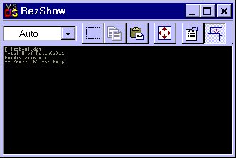 BezShow Textual Information Window