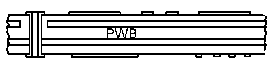 Cross section of PWB